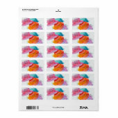 HOTTY HATS ADRES ETIKET (Full Sheet)