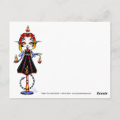 Hotty Pixie Stick Fire Starter Rainbow Briefkaart (Achterkant)