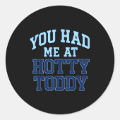 Hotty Toddy Mississip  Ronde Sticker (Voorkant)