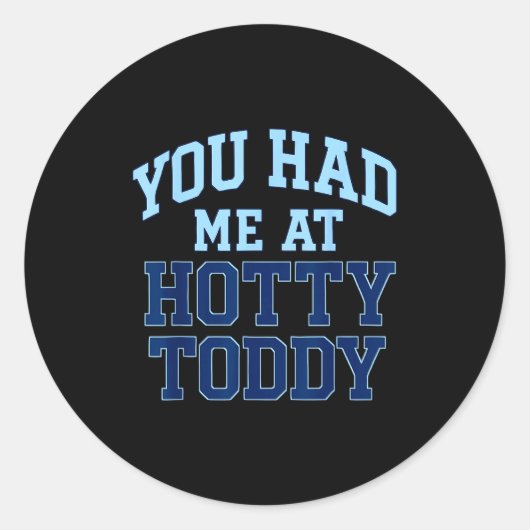 Hotty Toddy Mississip Ronde Sticker (Voorkant)