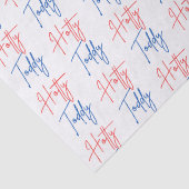 Hotty Toddy Tissue Paper, Ole Miss Tissue Paper Tissuepapier (Detail)