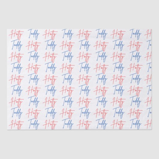 Hotty Toddy Tissue Paper, Ole Miss Tissue Paper Tissuepapier (Voorkant)