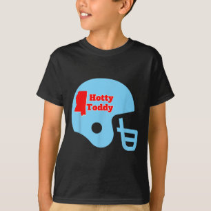 Hotty Toddy Voetbalhelm Met Miss State Omtrek T-shirt