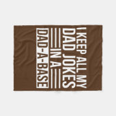 Hou al m'n vader in m'n vader... fleece deken (Voorkant (Horizontaal))