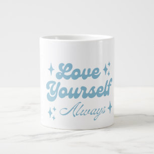 Hou altijd van jezelf grote koffiekop