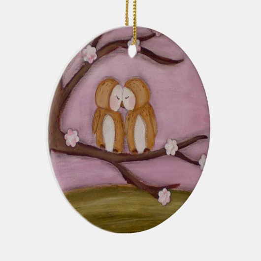 Hou altijd van me, versiering keramisch ornament (Rechts)