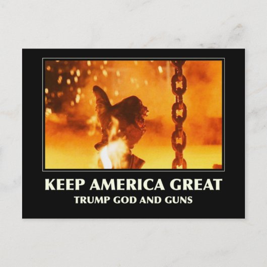Hou Amerika geweldig Feestdagenkaart (Voorkant)