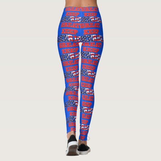 Hou Amerika geweldig! Leggings (Achterkant)