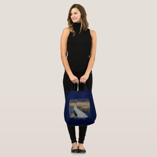 Hou Amerika mooi. Tote Bag (Voorkant (model))