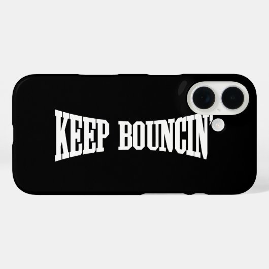 Hou Bouncin. Case-Mate iPhone Case (Achterkant (horizontaal))