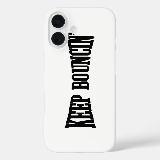 Hou Bouncin. Case-Mate iPhone Case (Achterkant)
