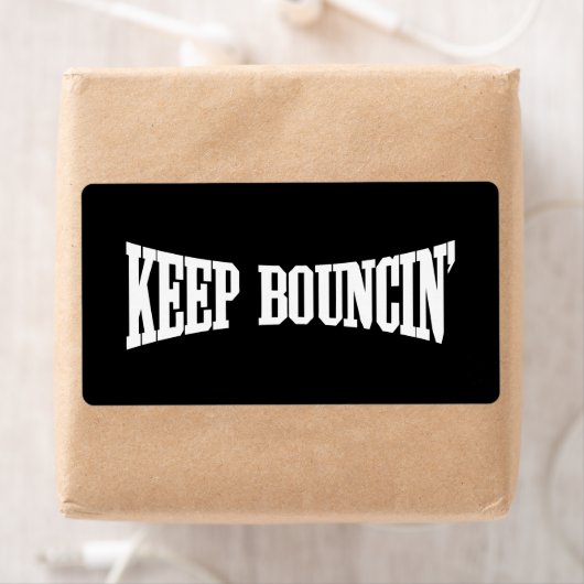 Hou Bouncin. Etiket (Insitu)