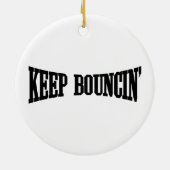 Hou Bouncin. Keramisch Ornament (Achterkant)