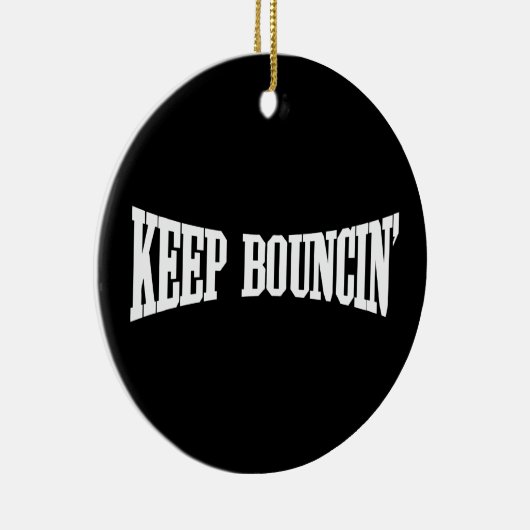 Hou Bouncin. Keramisch Ornament (Rechts)