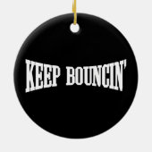 Hou Bouncin. Keramisch Ornament (Achterkant)