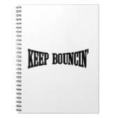 Hou Bouncin. Notitieboek (Voorkant)