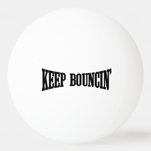 Hou Bouncin. Pingpongbal (Voorkant)
