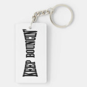 Hou Bouncin. Sleutelhanger (achterkant)