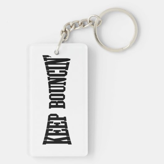 Hou Bouncin. Sleutelhanger (achterkant)