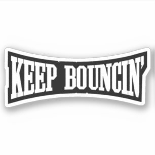 Hou Bouncin. Sticker