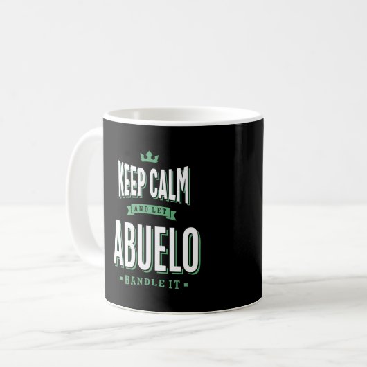 Hou Calm Abuelo Koffiemok (Voorkant links)