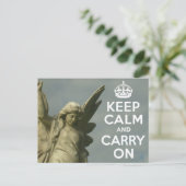 Hou Calm Angel Briefkaart (Staand voorkant)
