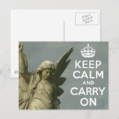 Hou Calm Angel Briefkaart (Voorkant / Achterkant)
