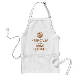 Hou Calm Bake Cookies Apron Standaard Schort