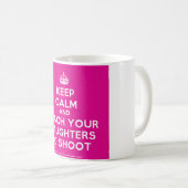 Hou Calm Bone China Coffee Mok 11oz. (Voorkant rechts)