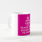 Hou Calm Bone China Coffee Mok 11oz. (Voorkant links)