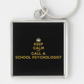 Hou Calm Call School Psycholoog Sleutelhanger (Voorkant)