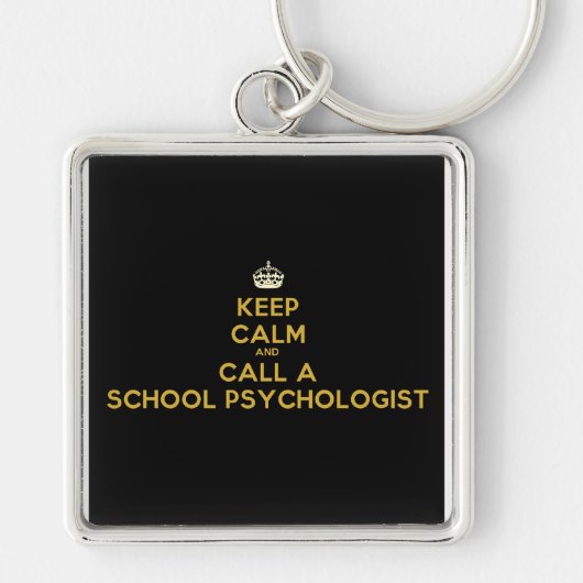 Hou Calm Call School Psycholoog Sleutelhanger (Voorkant)