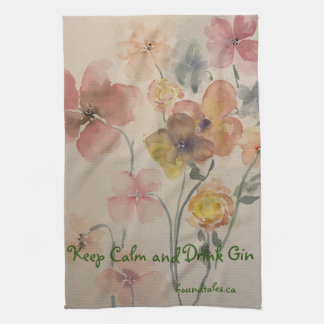 Hou Calm Drink Gin Kitchen Towel bij Theedoek