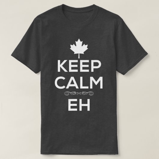 Hou Calm Eh Canadian Canada for Men Kinder T-shirt (Design voorkant)