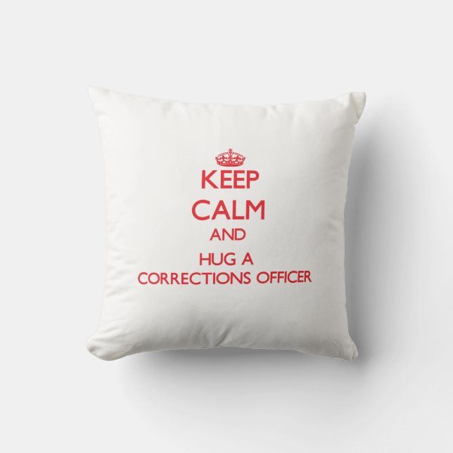 Hou Calm en beug een correctiemaker. Kussen (Voorkant)