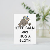 Hou Calm en beug een Slote Meme Briefkaart (Staand voorkant)