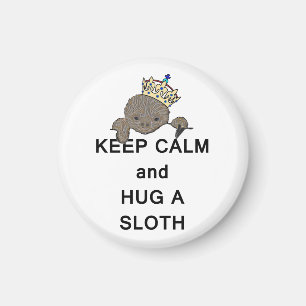 Hou Calm en beug een Slote Meme Magneet