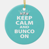 Hou Calm en Bunco op Funny Ornament (Voorkant)