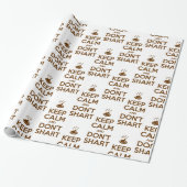 Hou Calm en Don't Shart Cadeaupapier (Uitgerold)