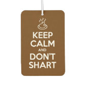 Hou Calm en Don't Shart Luchtverfrisser (Voorkant)
