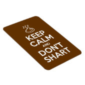 Hou Calm en Don't Shart Magneet (Rechterzijde)