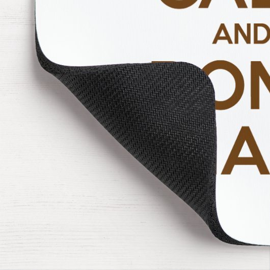 Hou Calm en Don't Shart Muismat (Hoek)