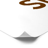 Hou Calm en Don't Shart Poster (Hoek)