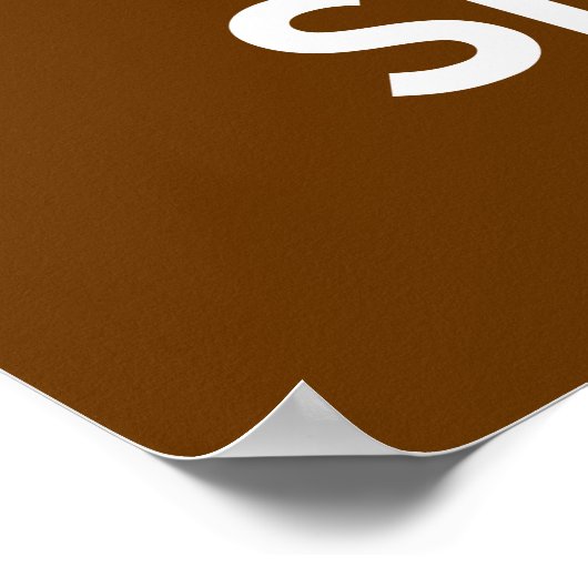 Hou Calm en Don't Shart Poster (Hoek)