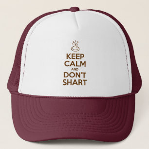 Hou Calm en Don't Shart Trucker Pet