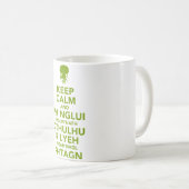 Hou Calm en Fhtagn Koffiemok (Voorkant rechts)