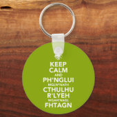 Hou Calm en Fhtagn Sleutelhanger (Voorkant)