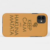 Hou Calm en Hakuna Matata Case-Mate iPhone Case (Achterkant (horizontaal))
