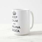 Hou Calm en Hakuna Matata Koffiemok (Voorkant rechts)