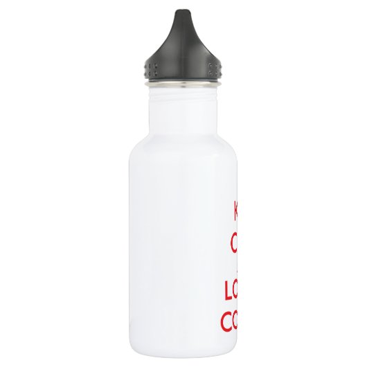 Hou Calm en hou van een Cooper Waterfles (Links)